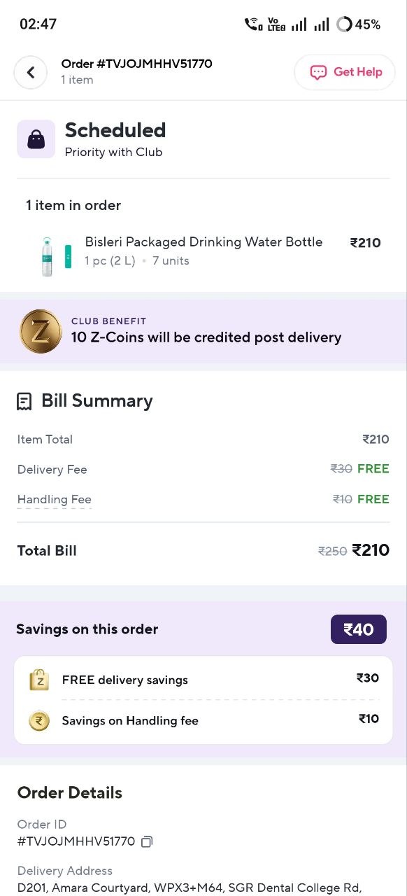 Receipt photo